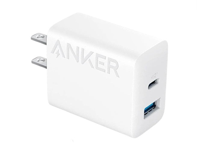 Anker USB-A and USB-C dual port charging block