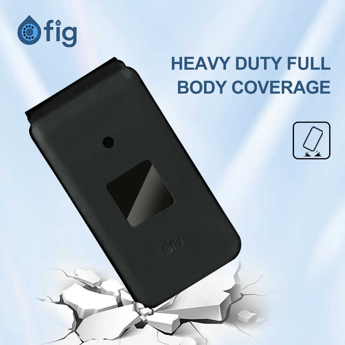 Fig II Pro Leather Case - Black