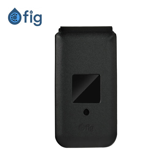 Fig Mini Leather Case - Black